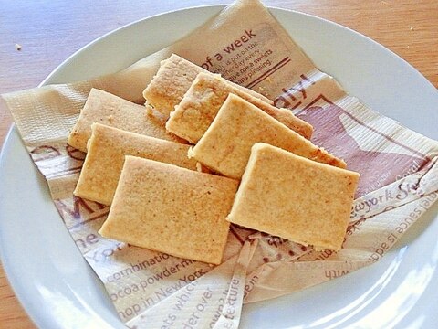 サクほろっ☆オリーブオイルのジンジャークッキー